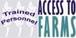 Access to Farms - trained personnel logo